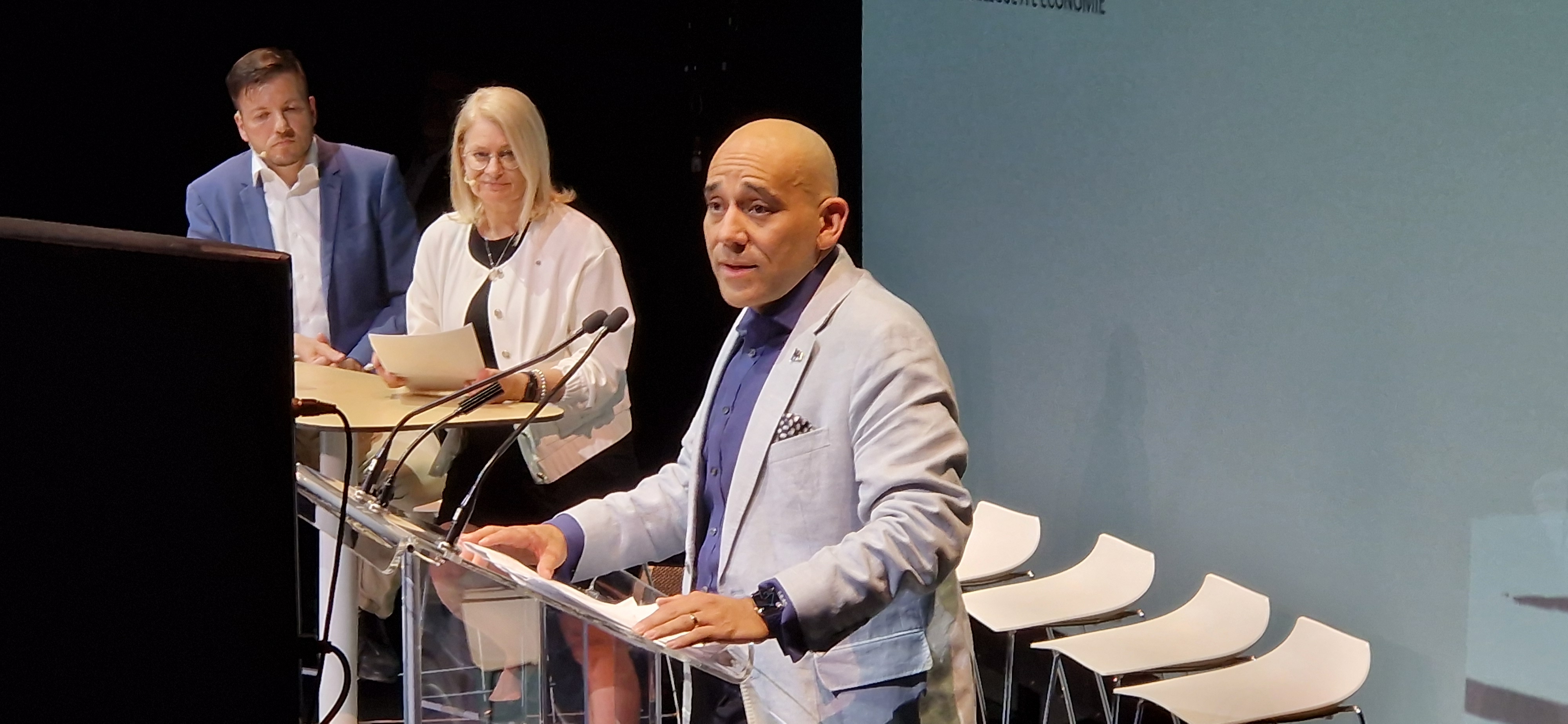 Le ministre délégué à l’Économie et à l’Innovation, Christopher Skeete