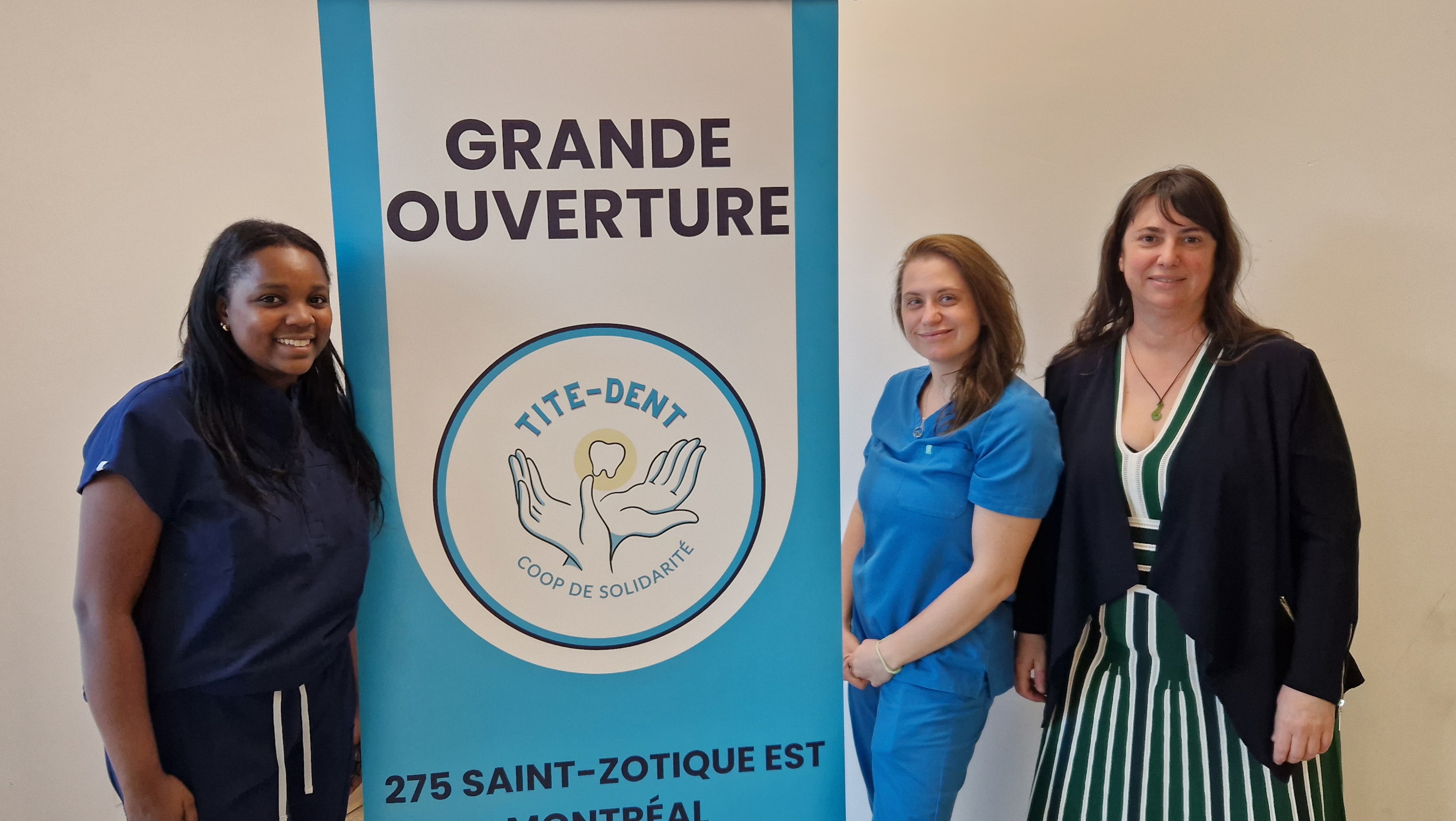 Ingride Emilcar, Cassandre Desjardins-Mallette et Vanessa Aubin Del Basso