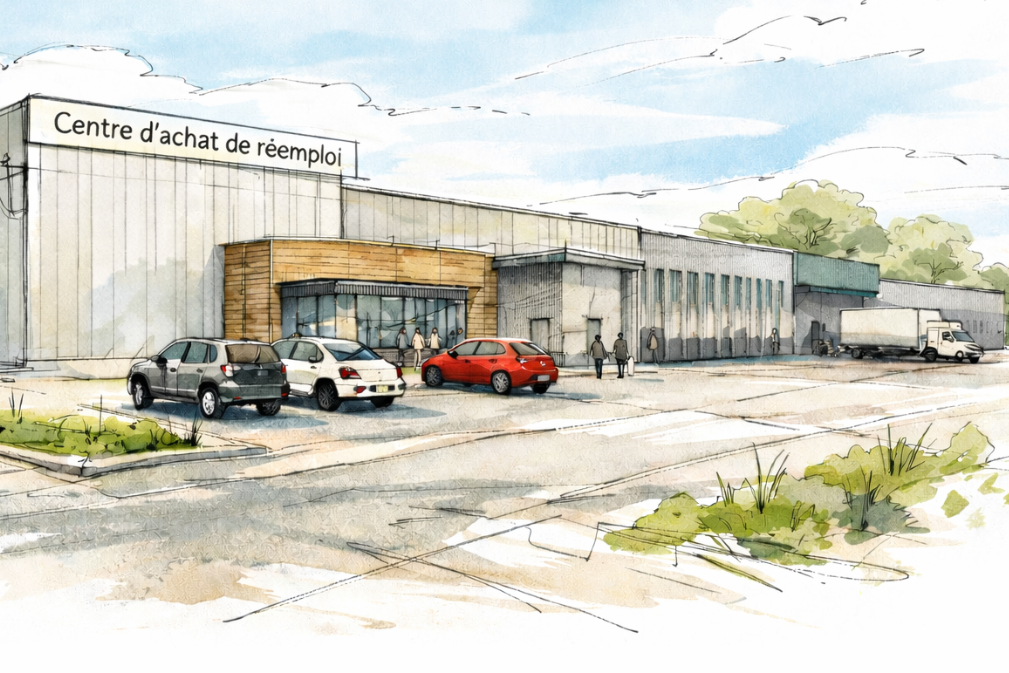 Le centre d’achat dédié au réemploi de Tricentris, à Saint-Jérôme 