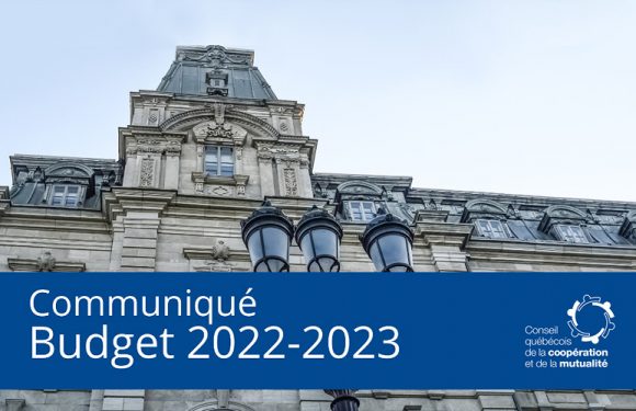 Budget 2022-2023 – Les coopératives et mutuelles pour un réel vent de changement
